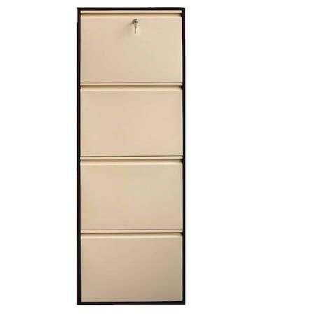 Hanah Home Garda 4 Armario para Zapatos Marrón y Crema